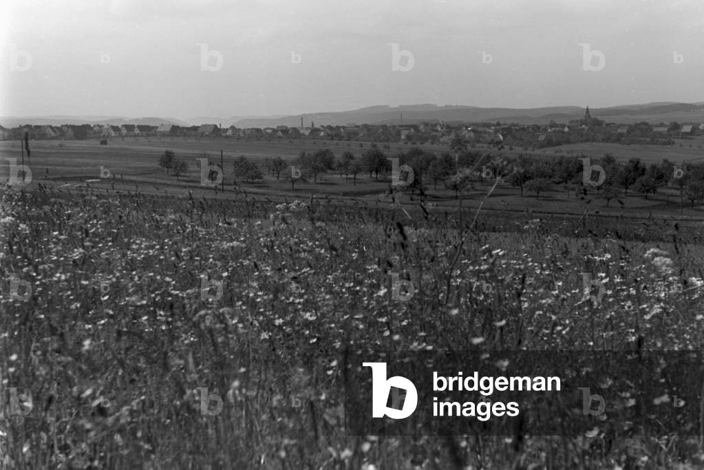 A trip to Winterlingen, Germany 1930s (b/w photo)