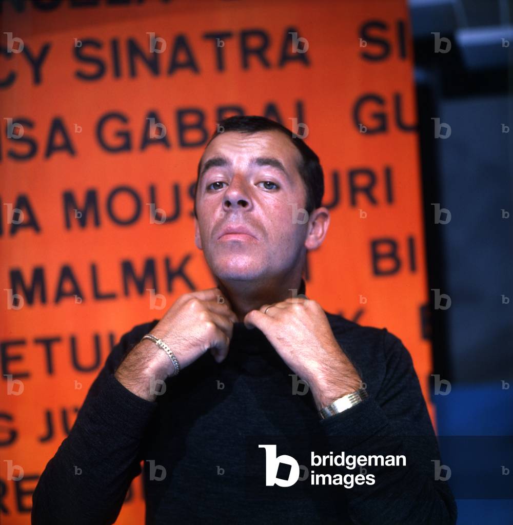 Presenter Chris Howland in his Studio B, mid 1960s