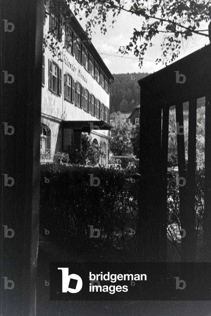 The hotel Kloster Hirsau, Black Forest, Germany 1930s (b/w photo)