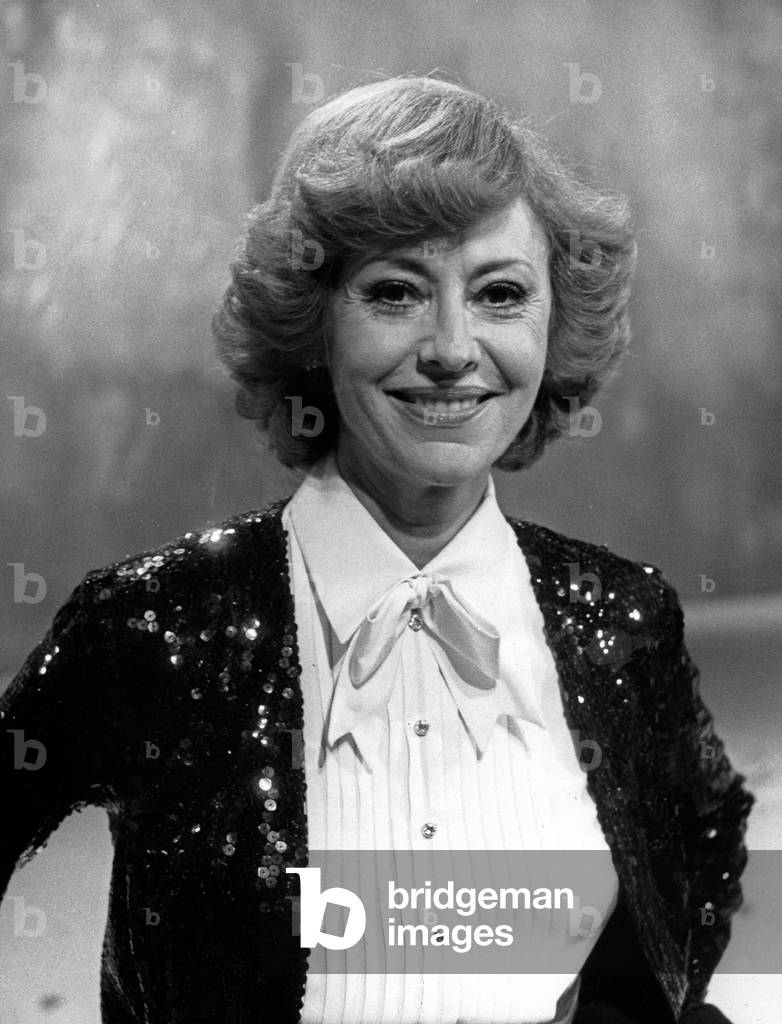Italian singer, dancer and actress Caterina Valente, Germany 1980s
