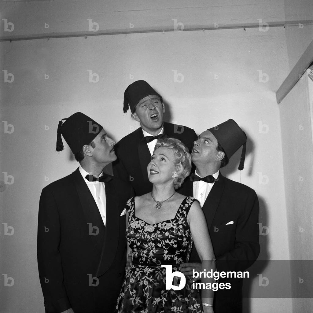 German Schlager group Friedel Hensch and die Cyprys, Kiel 1954