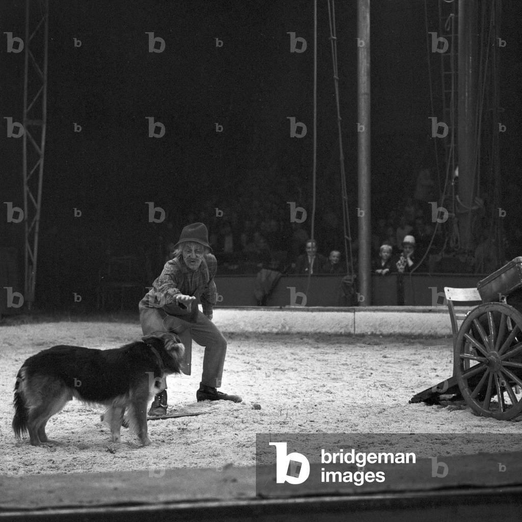Circus Krone in the season 1965/66 at Hamburg, Germany 1960s