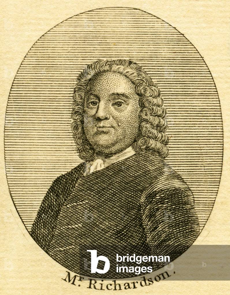 Samuel Richardson (1689-1761), British , English writer, 18th century, etching from an book of the 18th century, about 1766 (etching)