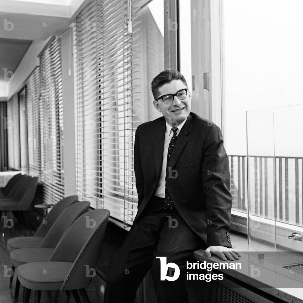 German music critic Peter Dannenberg at Hamburg, Germany 1960s