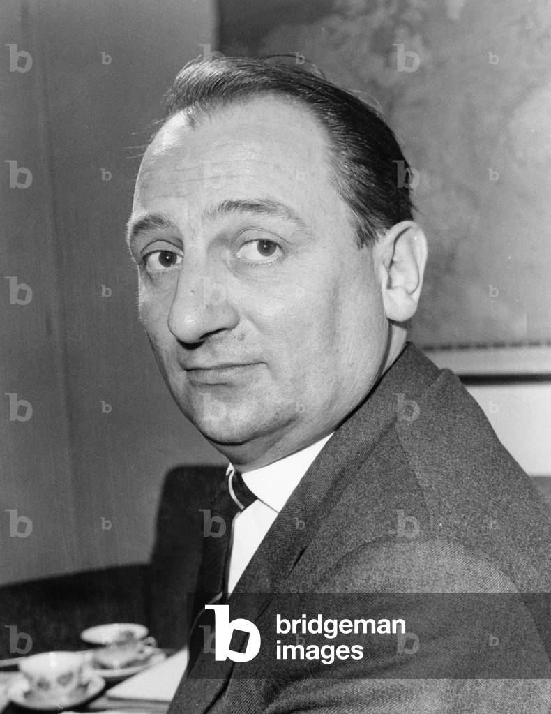 German radio and TV reporter Hermann Rockmann, end 1950s