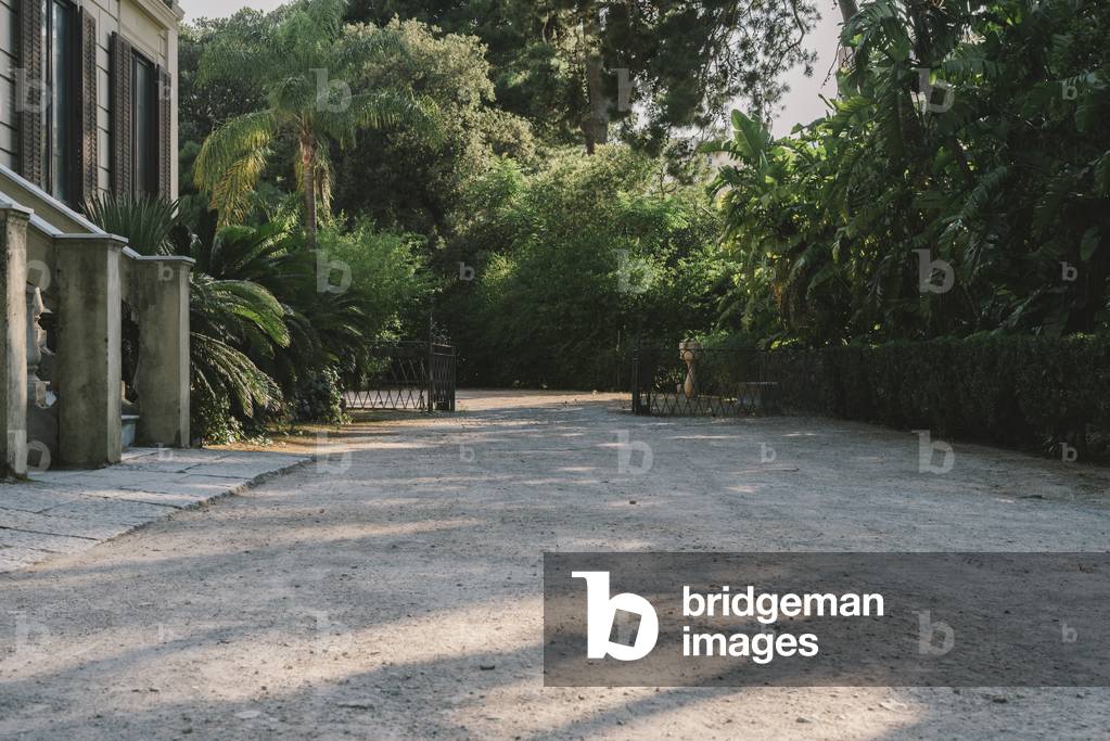 The garden of the villa designed by Emilio Kunzmann, Villa Malfitano Whitaker, Palermo, Sicily, Italy, 2015 (photo)