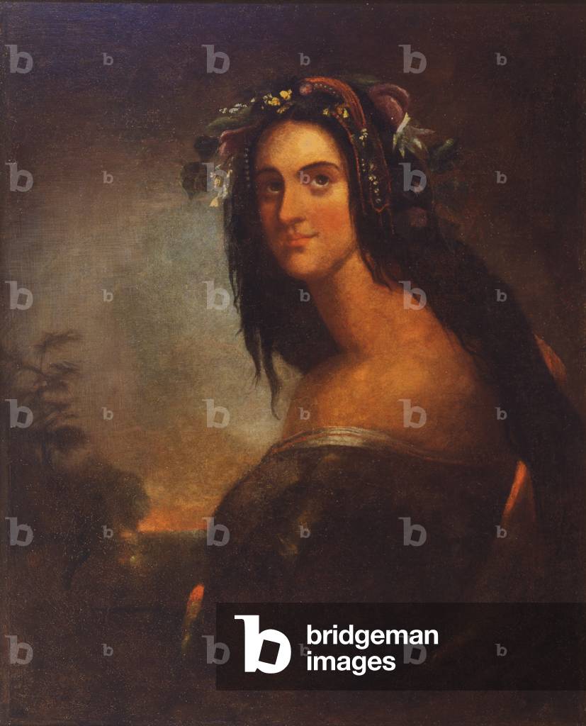 Pocahontas (olio su tela)