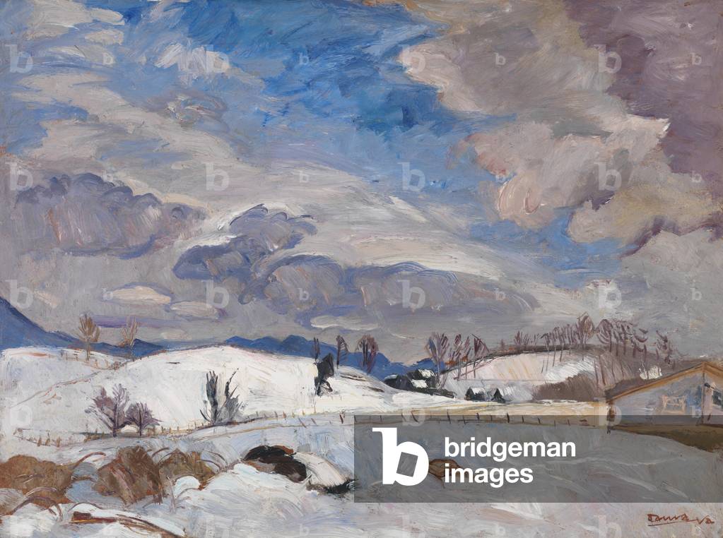 Winter Landscape (Rockbridge Baths), c.1950 (oil on canvas)