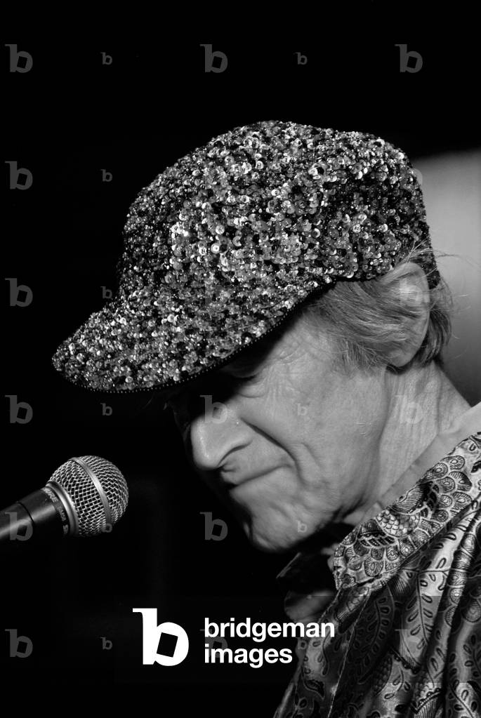 Michael Horovitz, Ronnie Scott's, London, 13th June 2011 (b/w photo)