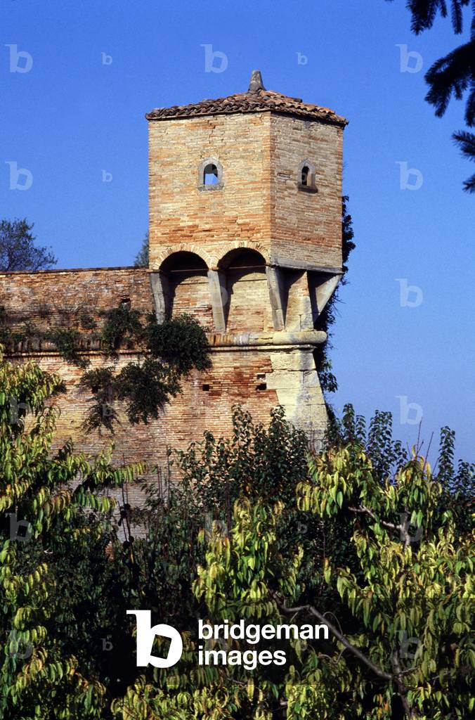 Castle of the Artillery Captain and Governor. Terra del Sole. Castrocaro Terme and Terra del Sole near Forli. Italy
