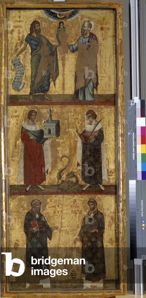 Tryptic of Santa Chiara, 1320 (painting on wood)
