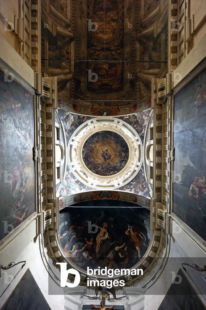 Interior of St. John the Evangelist, Reggio Emilia, Emilia-Romagna, Italy (photo)