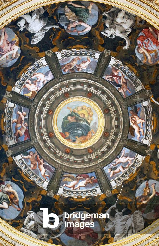 Interior of the Madonna della Ghiara, Reggio Emilia, Emilia-Romagna, Italy (photo)