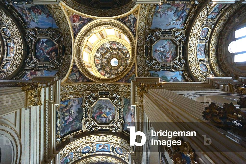 Interior of the Madonna della Ghiara, Reggio Emilia, Emilia-Romagna, Italy (photo)