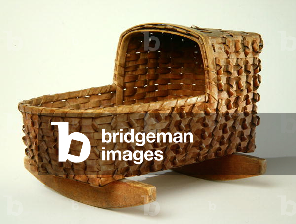 Doll Cradle, c.1900 (wood)