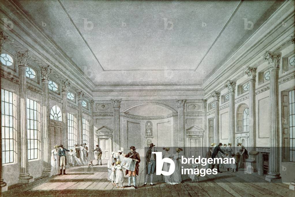 The Pump Room, Bath (aquatint)