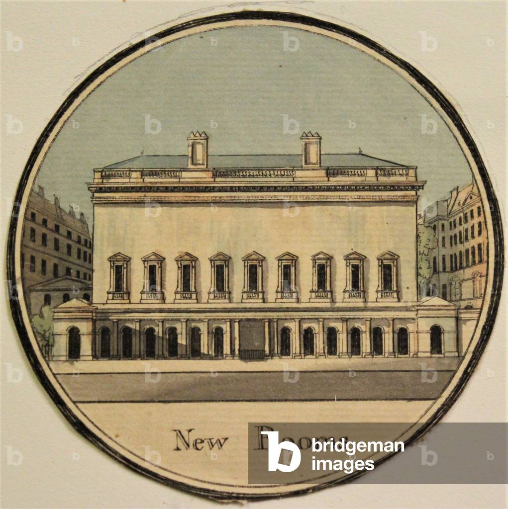 Exterior view of the New Rooms, 1793 (aquatint)