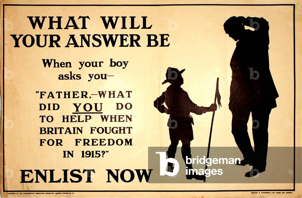What will your answer be..., 1914-18 (litho)