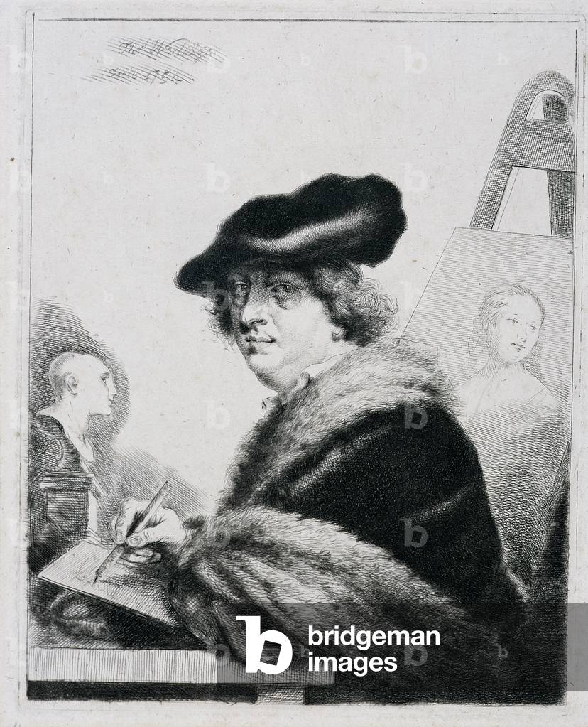 autoritratto, 1754 (acquaforte)