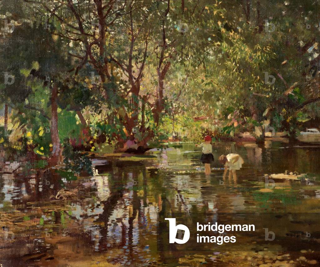 Shaded Water (oil on canvas)