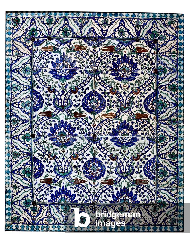 islamic art-tile panel-underglaze painted-inv.n.15912-Ottoman 16th century-IMG_6048
