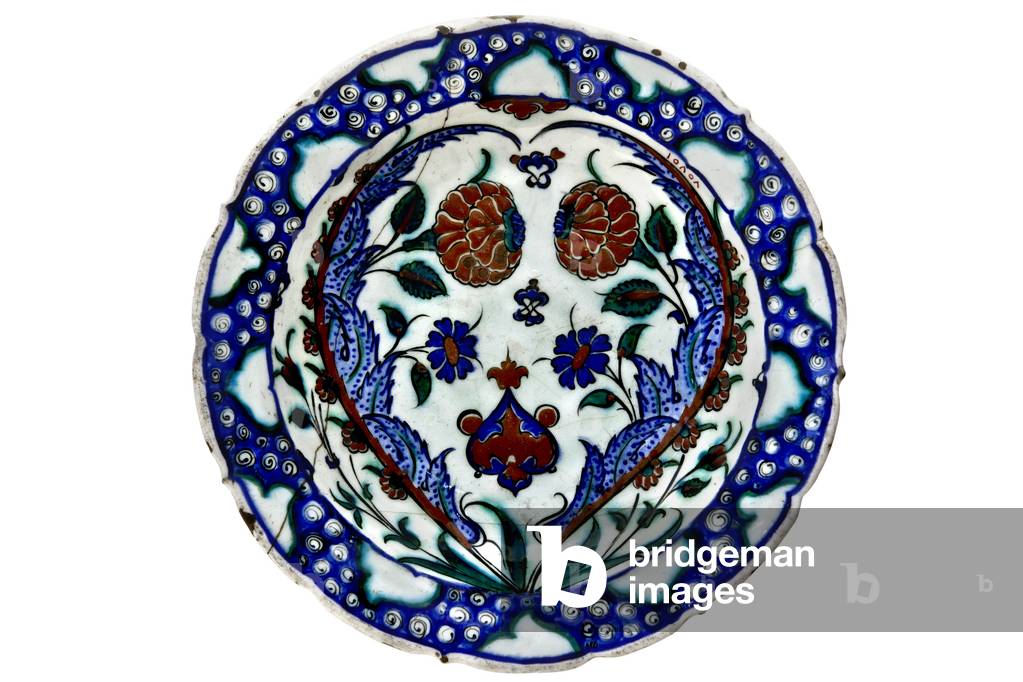 islamic art-dish-underglaze painted-inv.n.15858-Ottoman c.1550/75-IMG_6120