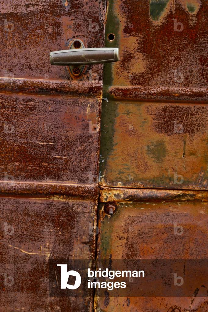 Rusted Door with Handle
