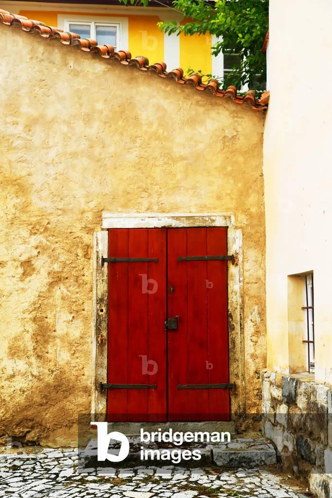 Double Red Door