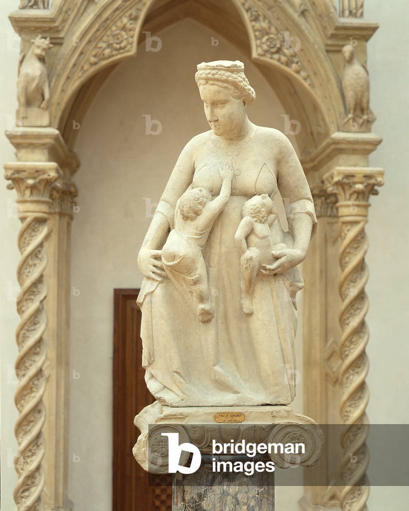 Charity, c.1320 (marble)