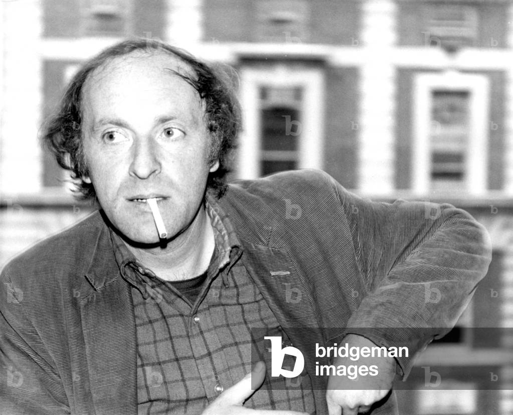 Joseph Brodsky smoking a cigarette