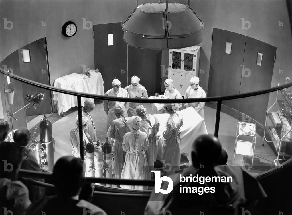 View of Operating Theater with Spectators