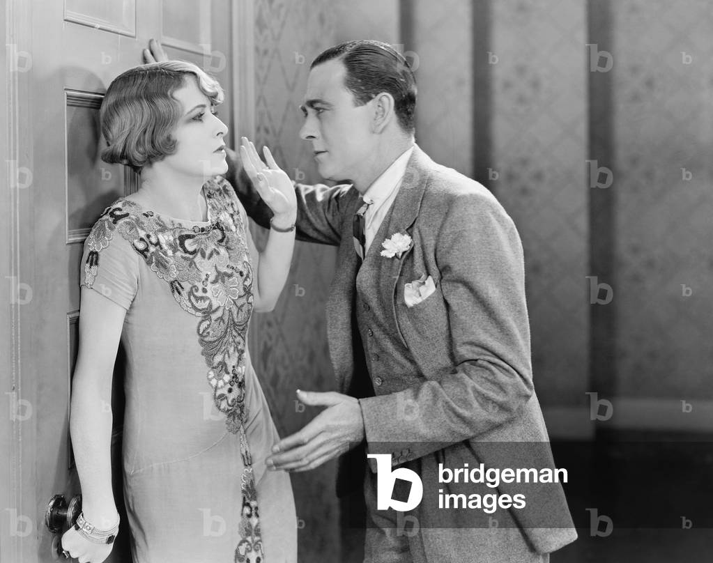 Woman Trying to Fend Off a Man