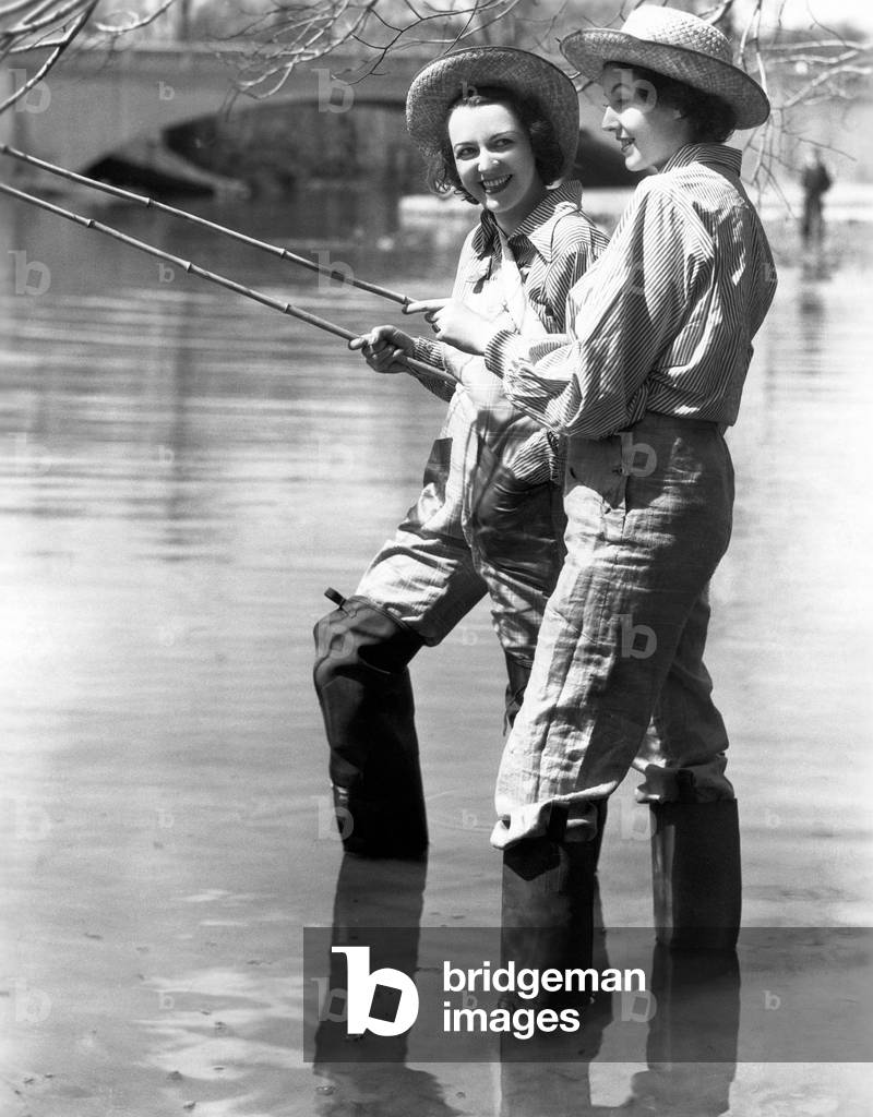 Two Women Fishing