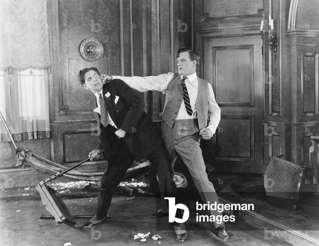 Two Men Fighting and Arguing with Each Other