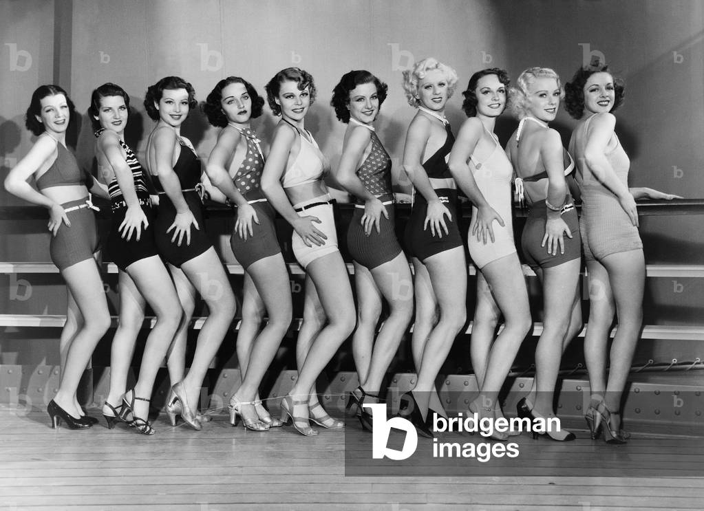 Line of Female Dancers