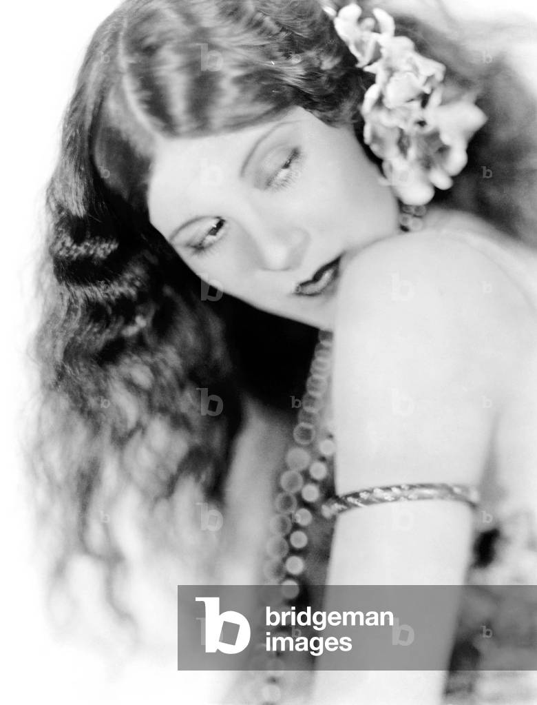 Portrait of a Woman Adorned with Flowers