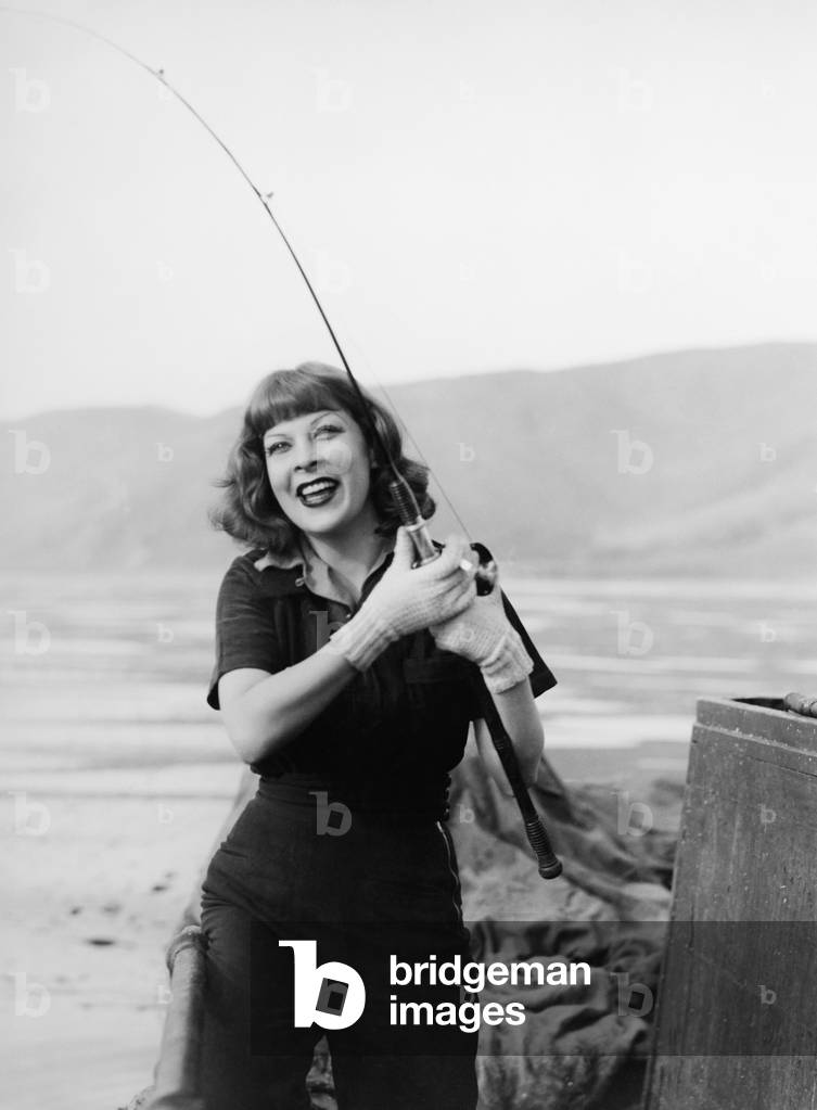 Woman Fishing