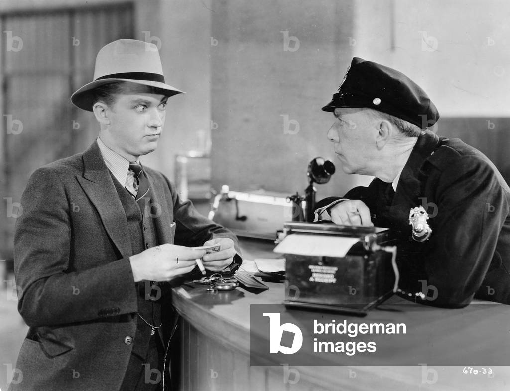 Man with Surprised Policeman