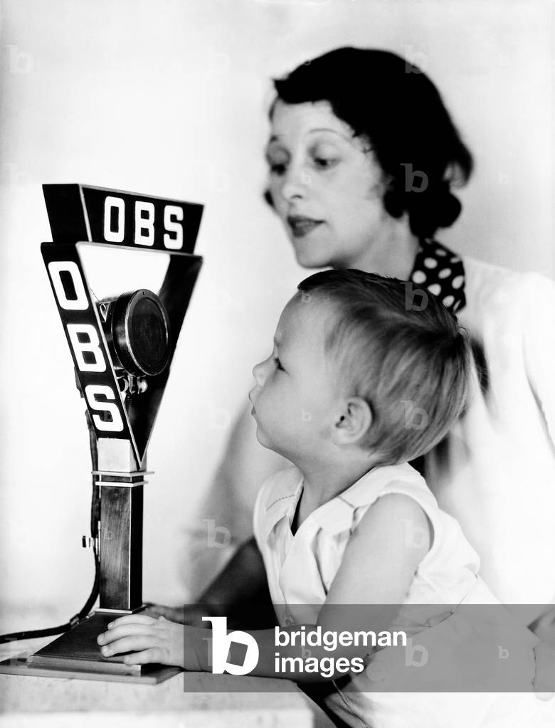 Baby and Mother with Radio Microphone