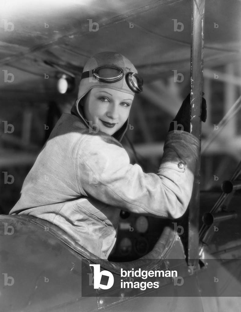 Portrait of Female Pilot