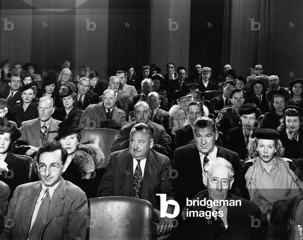 Attentive Audience in Theater