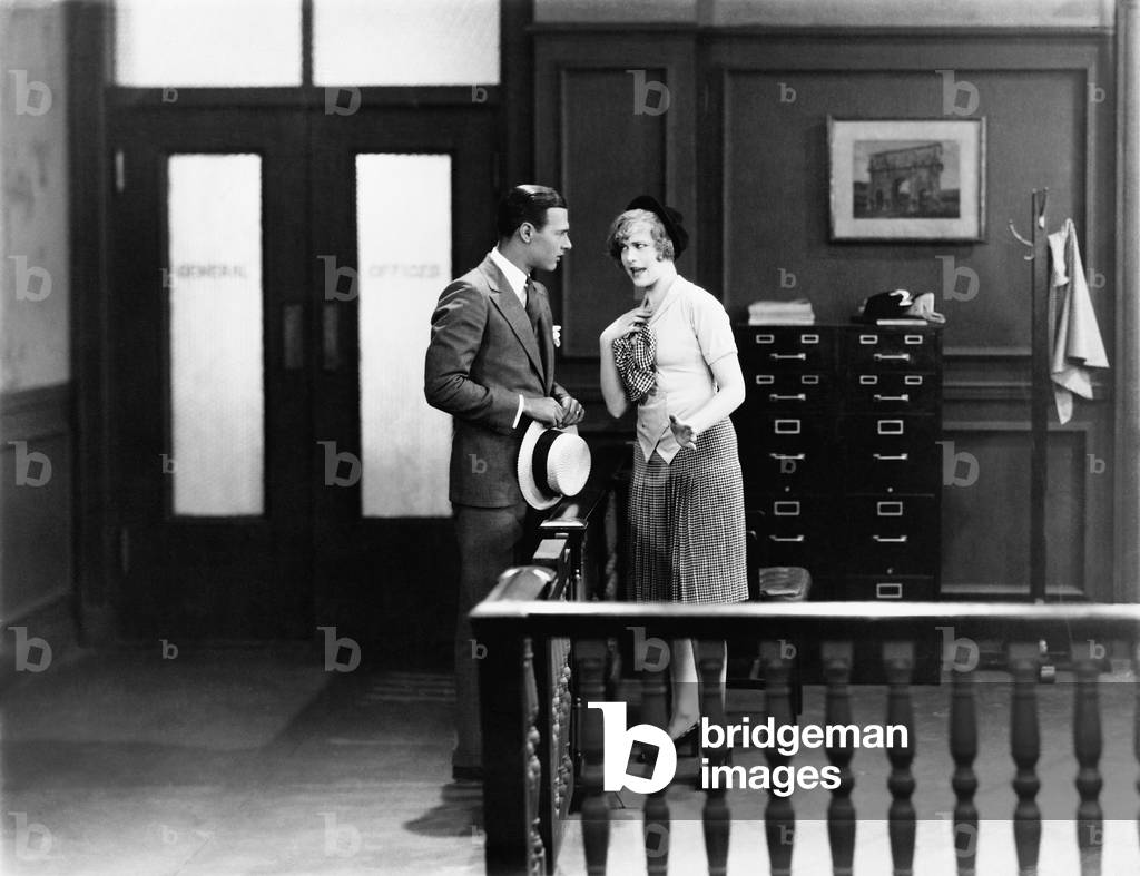 Couple Having Argument in Office