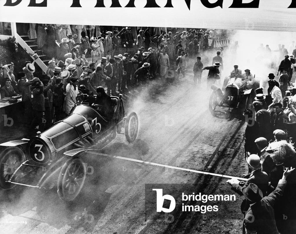 Finish Line at Auto Race
