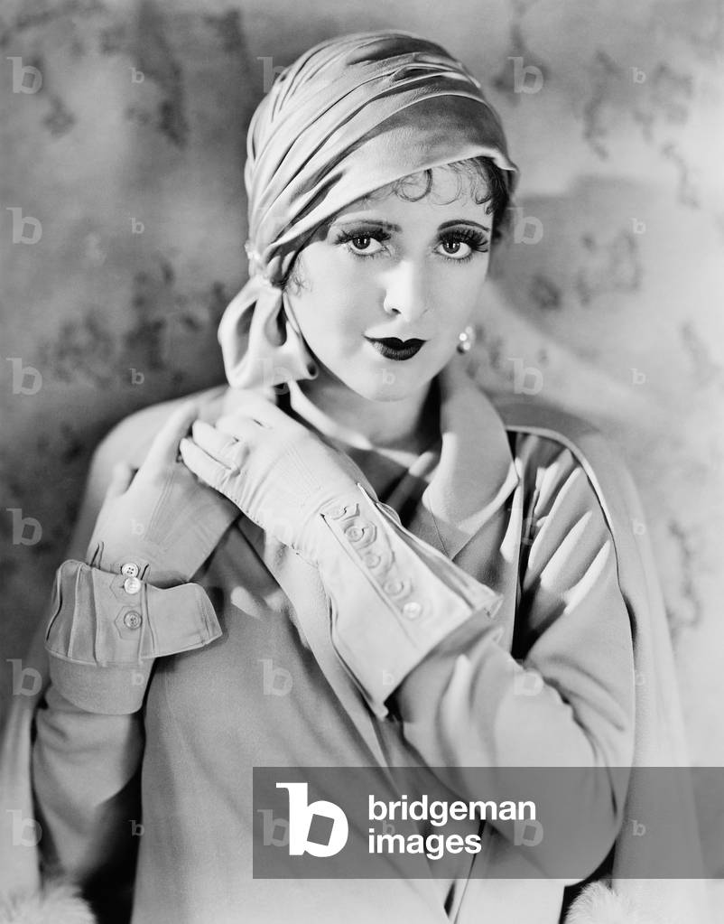 Woman in Gloves and Hat