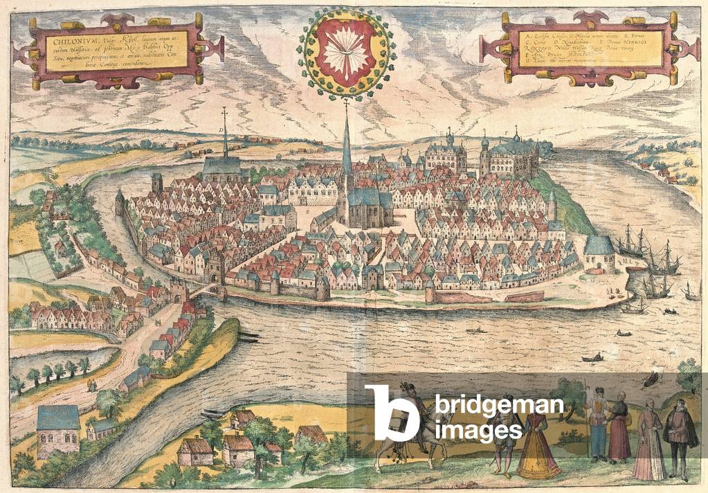 Kiel, Germany - in 'Civitates Orbis Terrarum' by Georg Braun, Cologne 1617