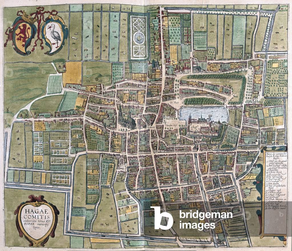 Hague, Netherlands -  in 'Civitates Orbis Terrarum' by Georg Braun, Cologne 1617