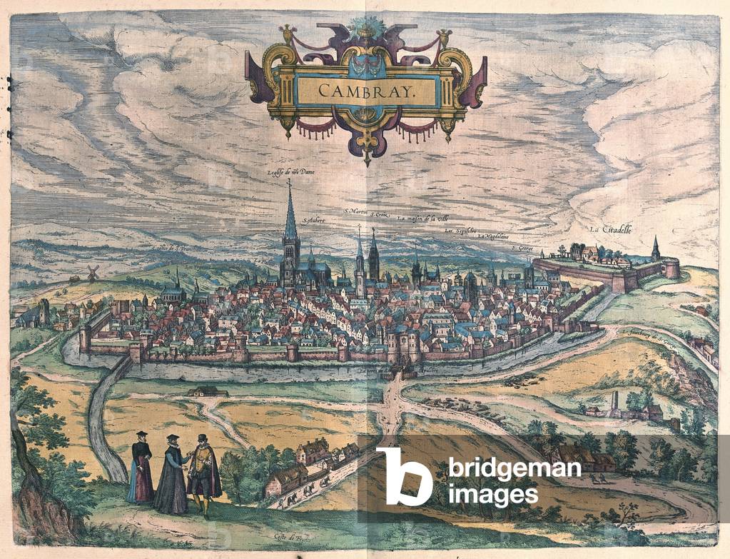 Cambrai, France - in 'Civitates Orbis Terrarum' by Georg Braun, Cologne 1617