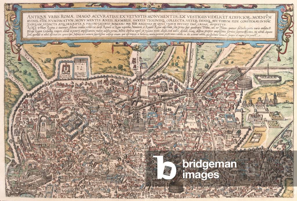 Roma, Italy - in 'Civitates Orbis Terrarum' by Georg Braun, Cologne 1617