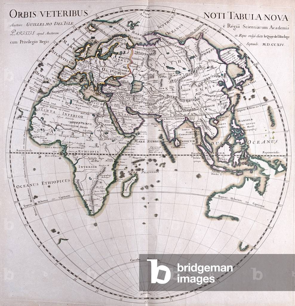 World Map, 1695 (engraving)