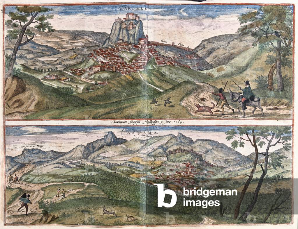 Ardales - Cartama, Spain - in 'Civitates Orbis Terrarum' by Georg Braun, Cologne 1617